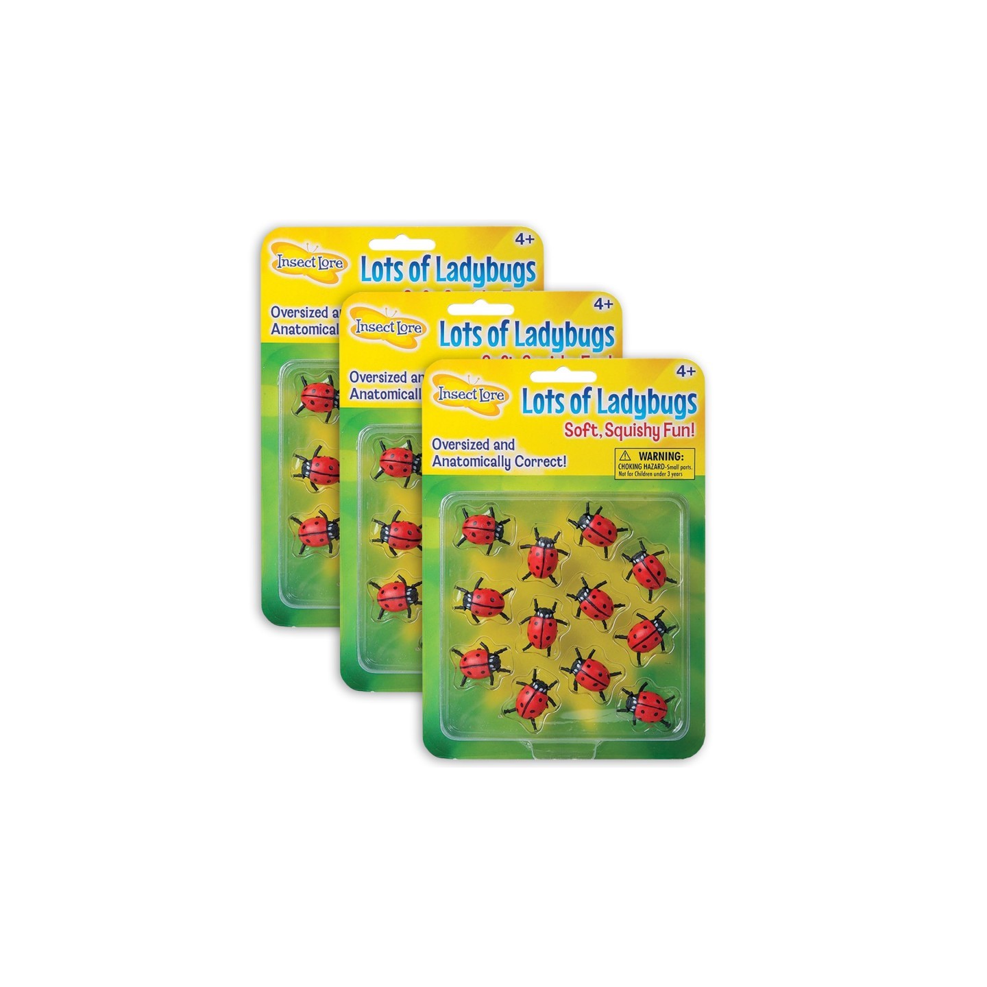 Insect Lore Lots Of Ladybugs, 12 Per Pack, 3 Packs