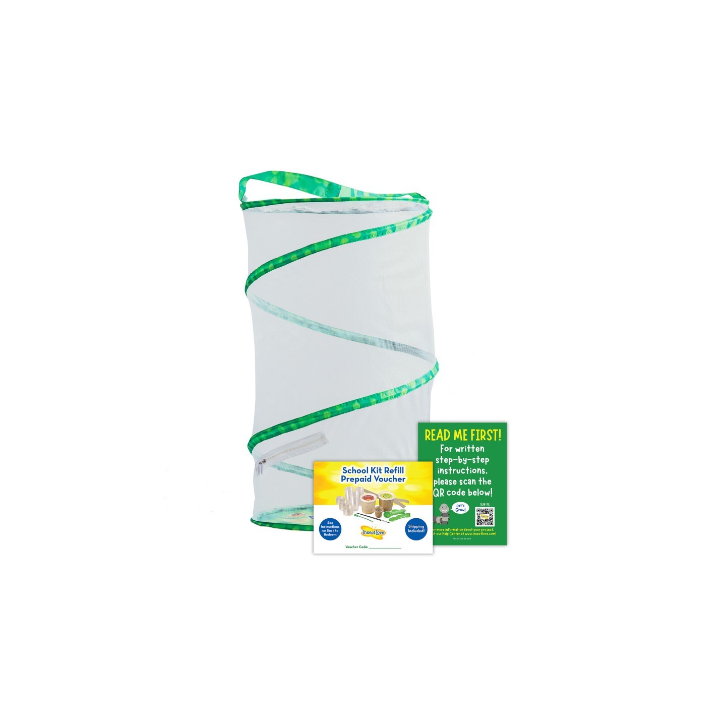 Insect Lore Butterfly Growing Classroom Prepaid Kit, Voucher for 33 Caterpillars