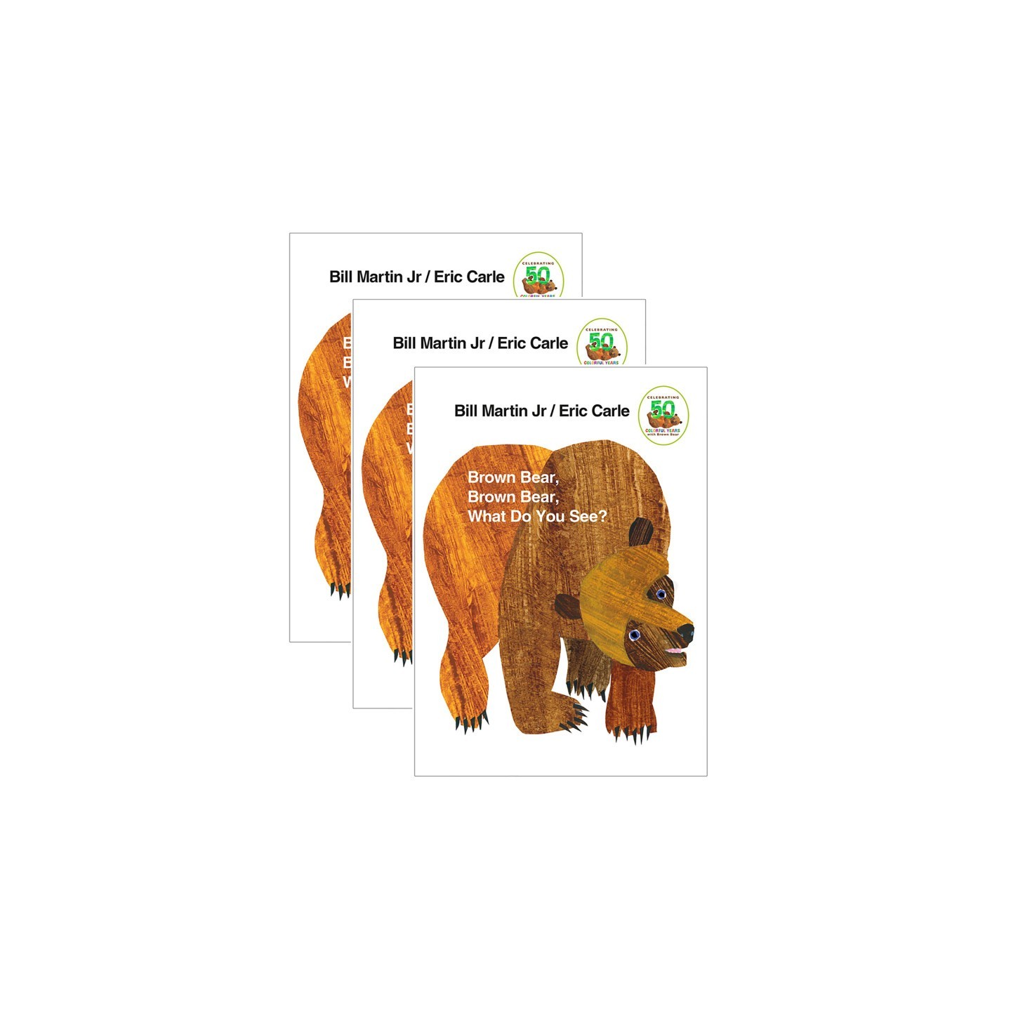 Macmillan Publishers Brown Bear, Brown Bear What Do You See?, Board Book, Pack of 3