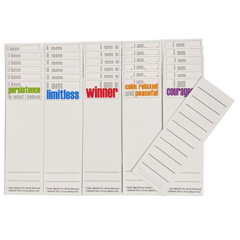 Inspired Minds Page Keepers Bookmarks, Hopefulness Booster Set, 6 Each of 5 Titles, Set of 30