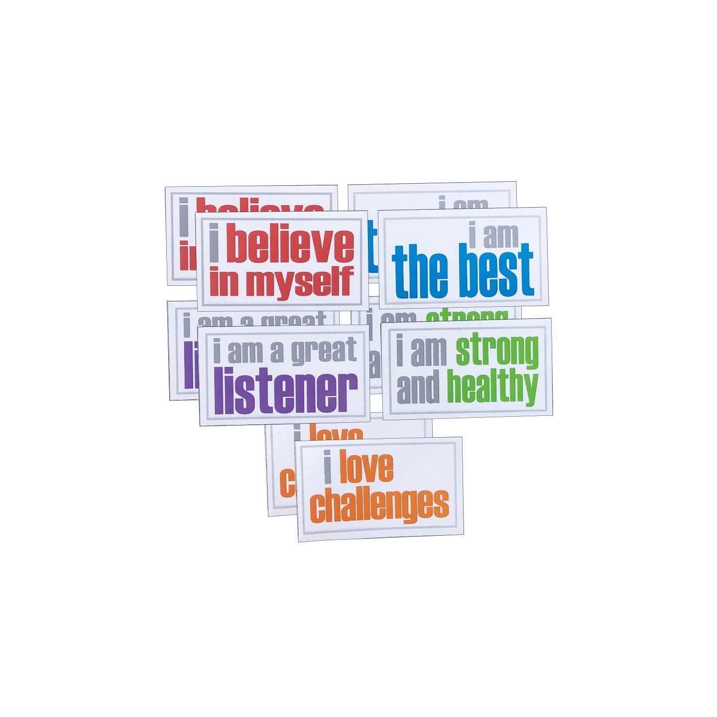 Inspired Minds Positivity Magnets, 5 Per Pack, 2 Packs