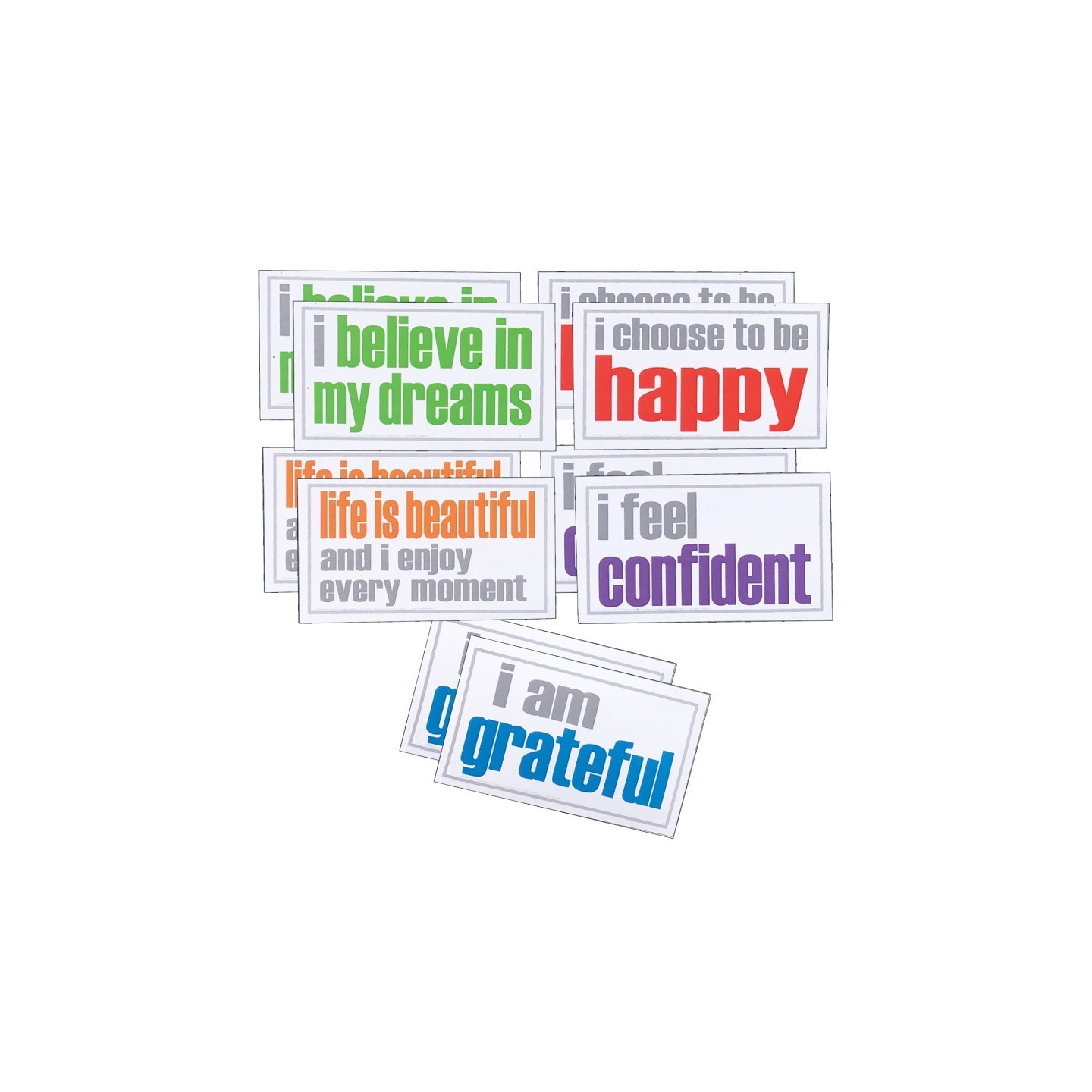 Inspired Minds Confidence Magnets, 5 Per Pack, 2 Packs
