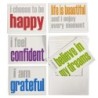 Inspired Minds Note Cards with Envelope, Confidence Booster Set, 2 Each of 5 Titles, Set of 10