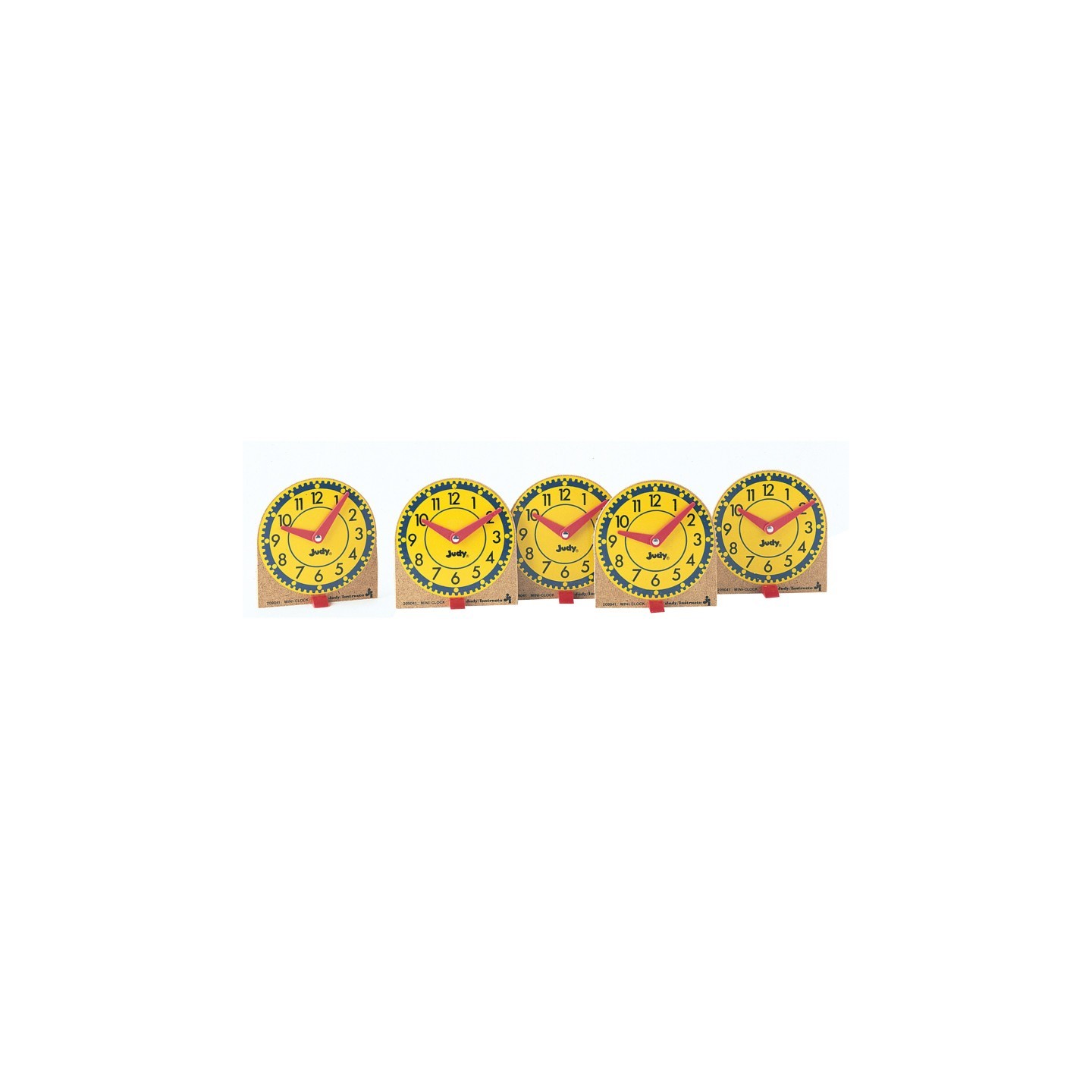 Carson Dellosa Education Mini Judy® Clocks, Grade K-3, Pack of 12
