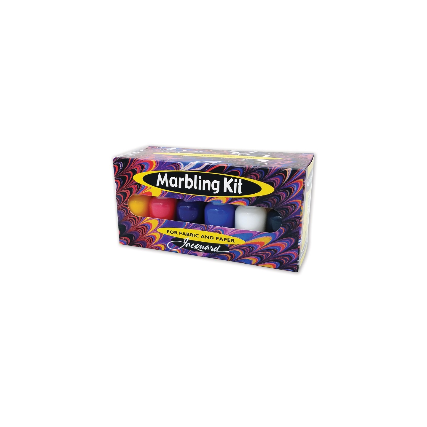 Jacquard Fabric and Paper Marbling Starter Kit