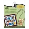Jacquard Silk Inkjet Printable Fabric Sheets, 8.5" x 11", Pack of 5