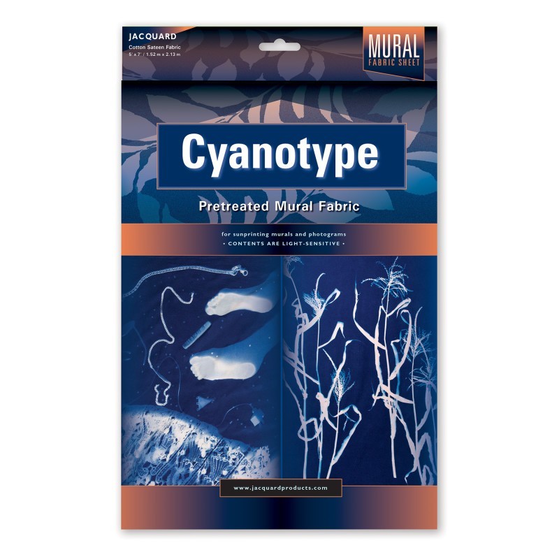 Jacquard Pretreated Cyanotype Mural Fabric, 5' x 7'