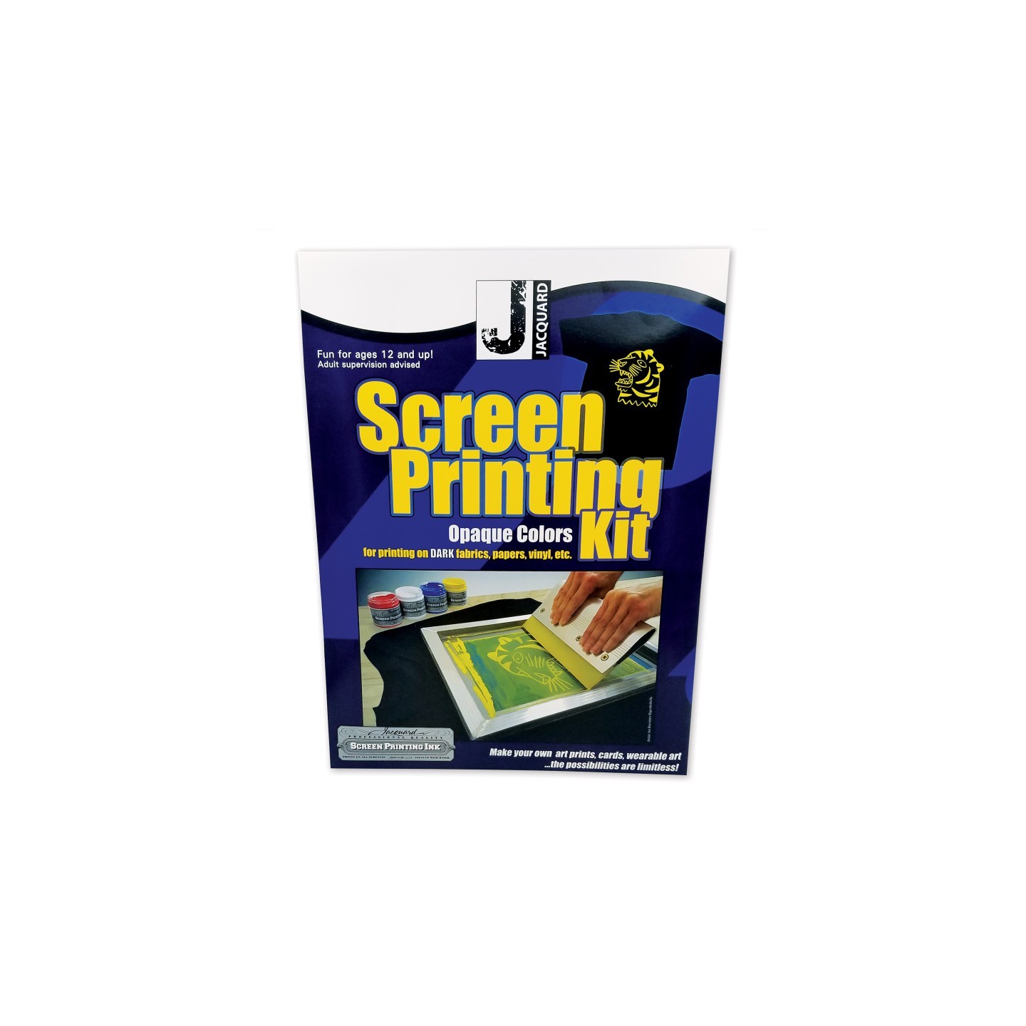 Jacquard Screen Printing Kit, Opaque Colors