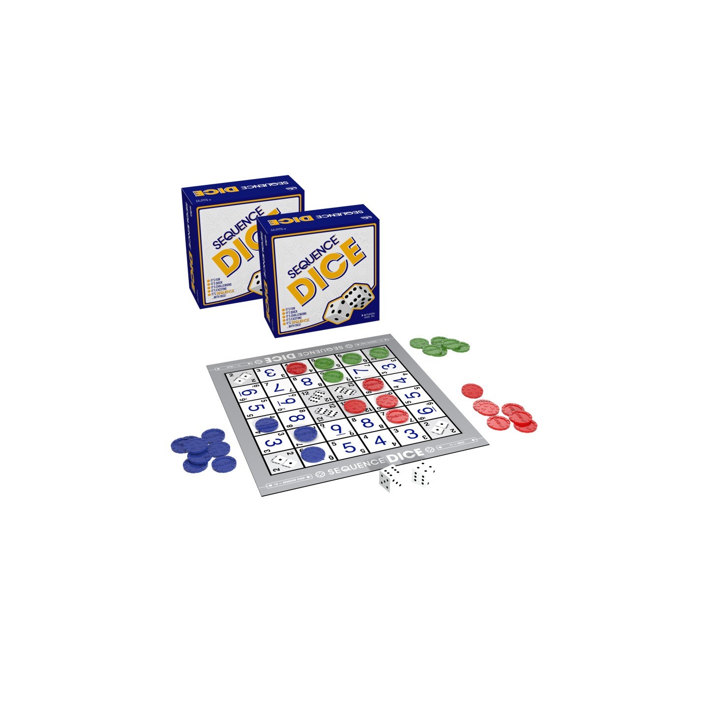 JAX Ltd. Sequence Dice™ Game, Pack of 2