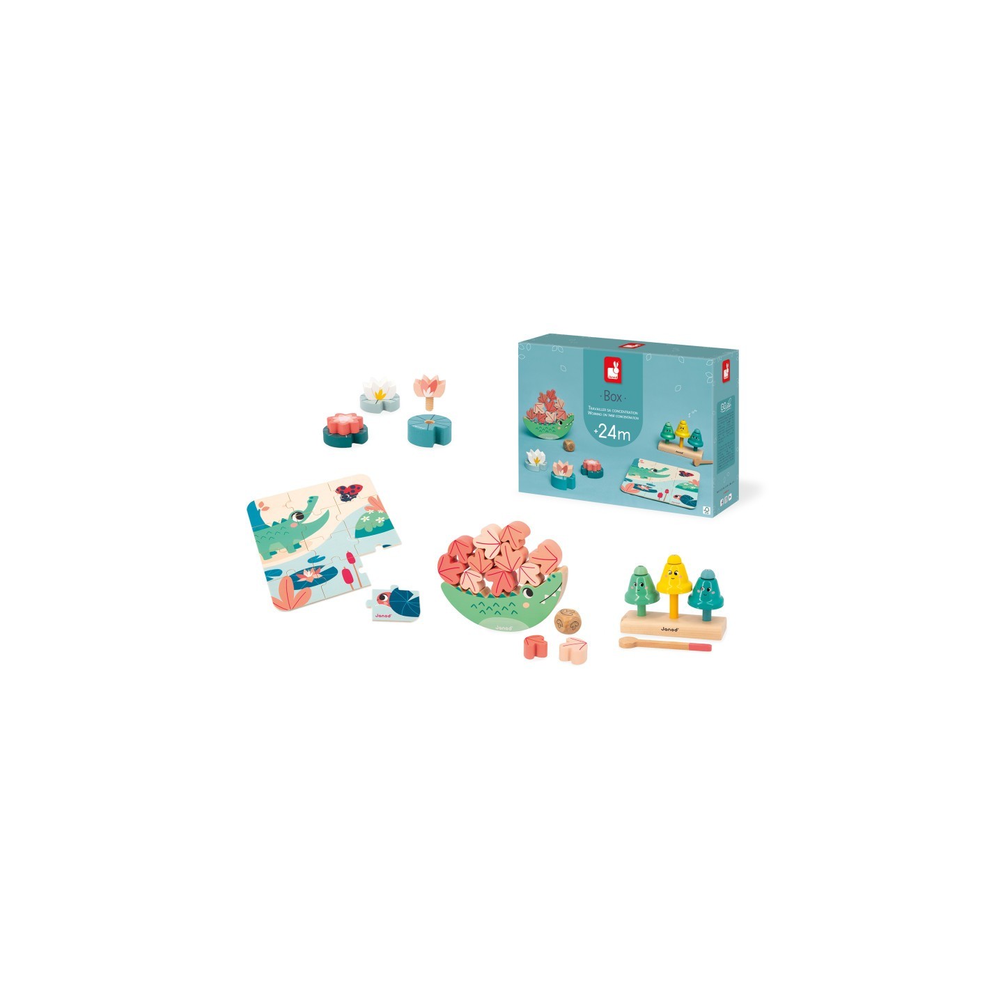 Janod® Toy Box - 4 Toys - 24 Months
