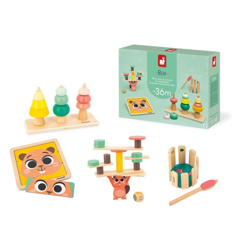 Janod® Toy Box - 4 Toys - 36 Months