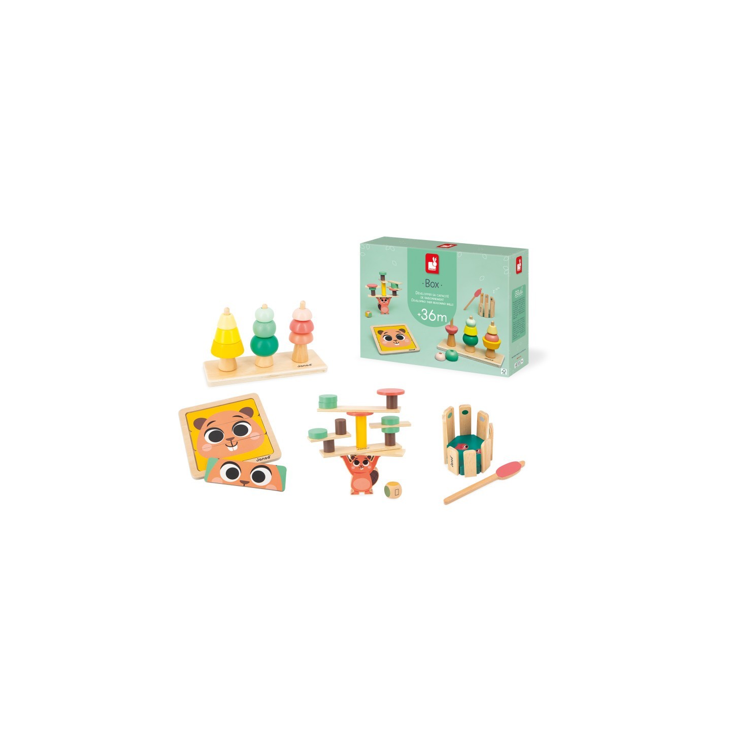 Janod® Toy Box - 4 Toys - 36 Months