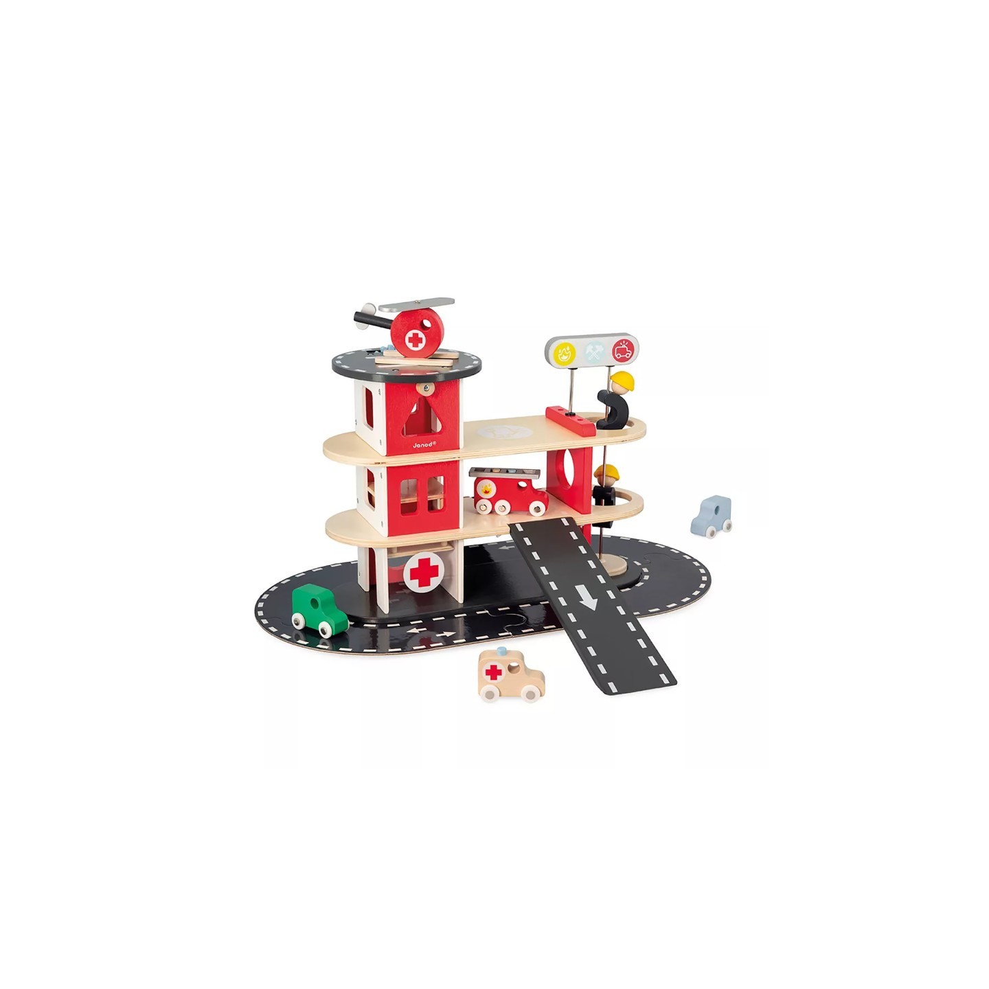 Janod® Fire Station Toy Set