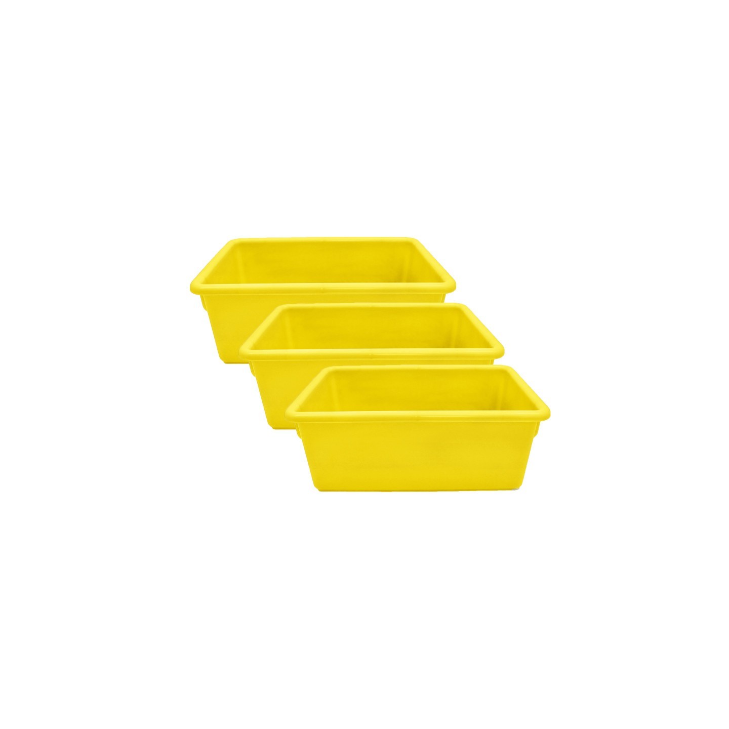 Jonti-Craft® Cubbie Tray, Yellow, Pack of 3