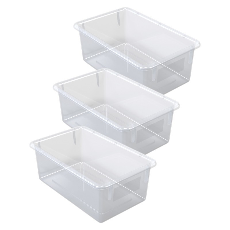 Jonti-Craft® Cubbie Tray, Clear, Pack of 3