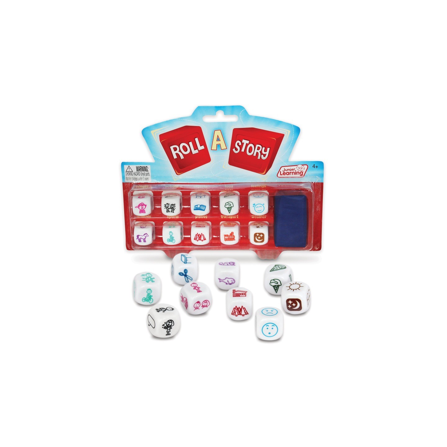 Junior Learning® Roll A Story Dice Game