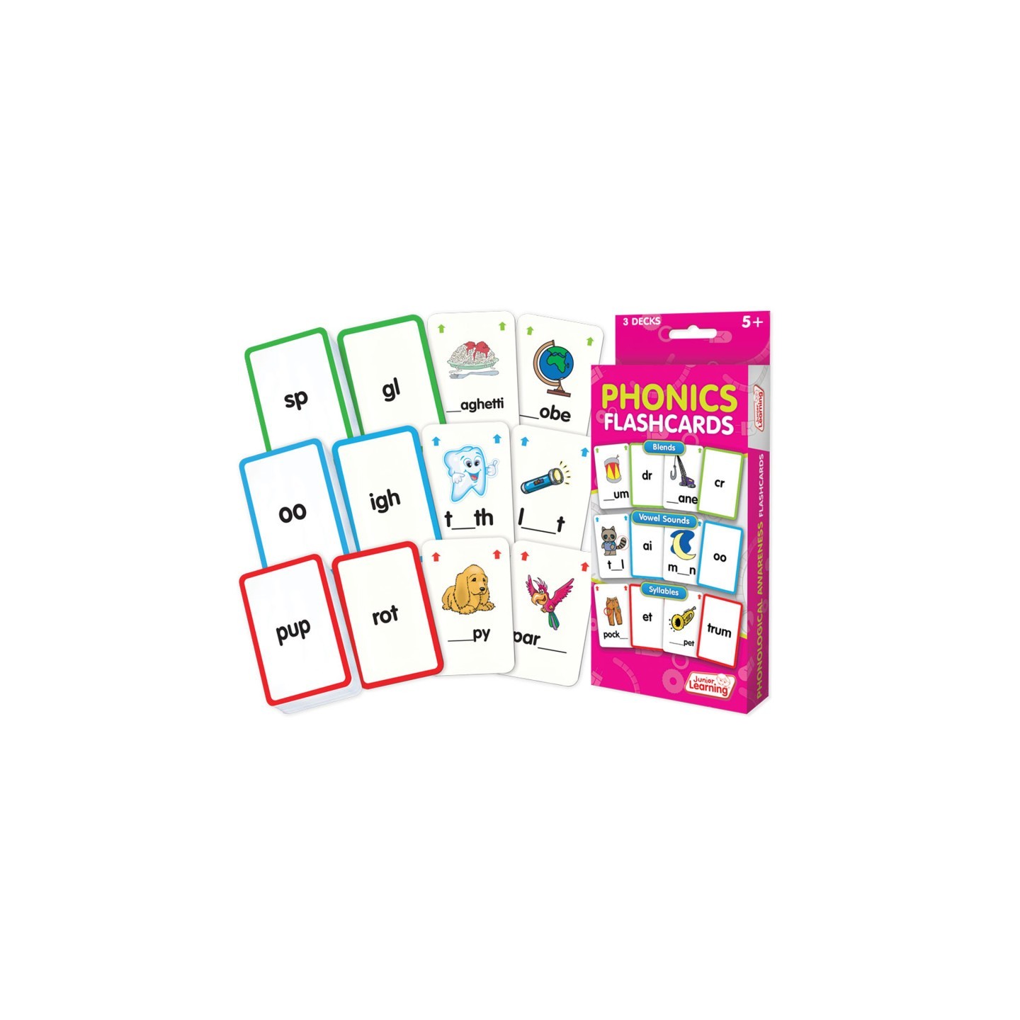 Junior Learning® Phonics Flashcards