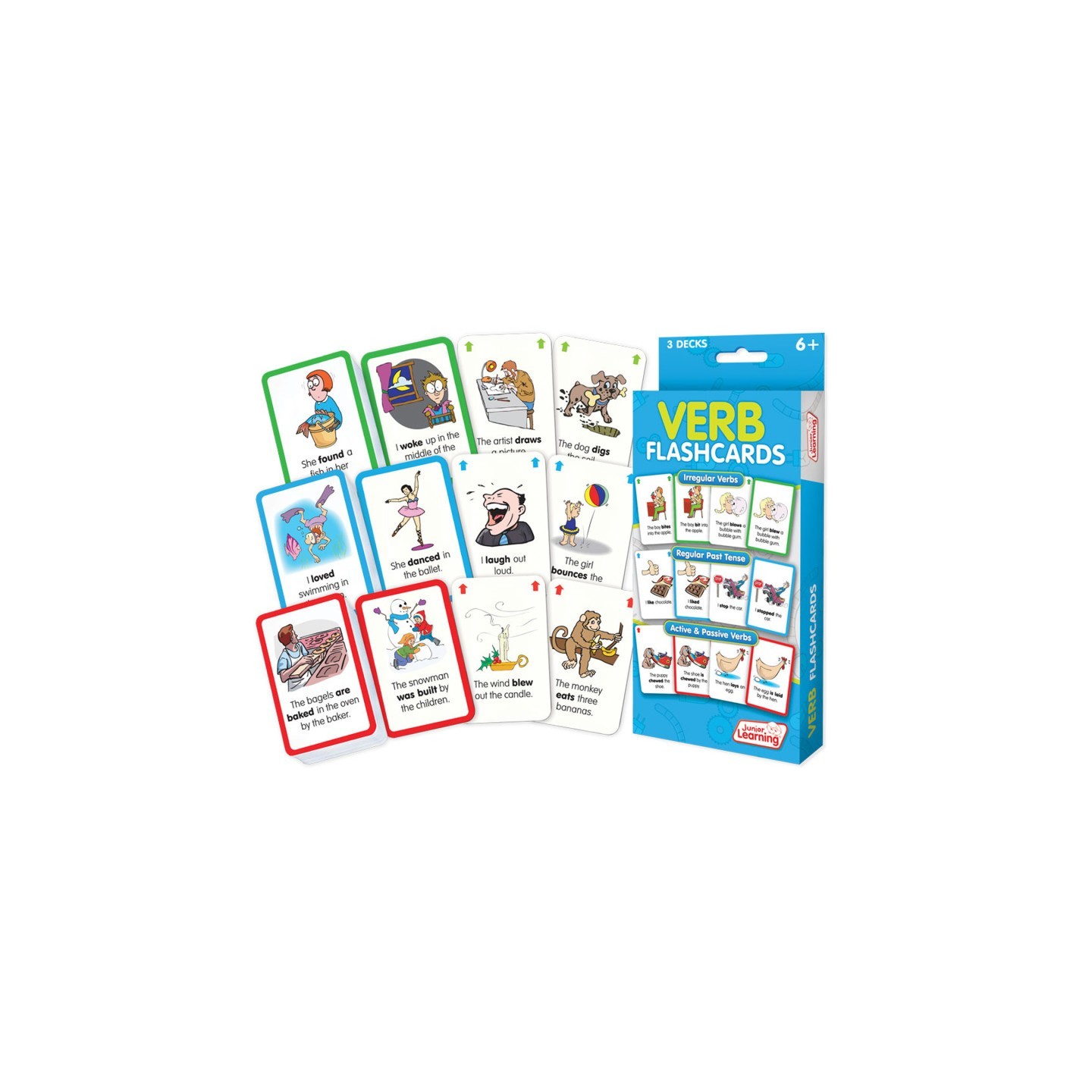 Junior Learning® Verb Flashcards