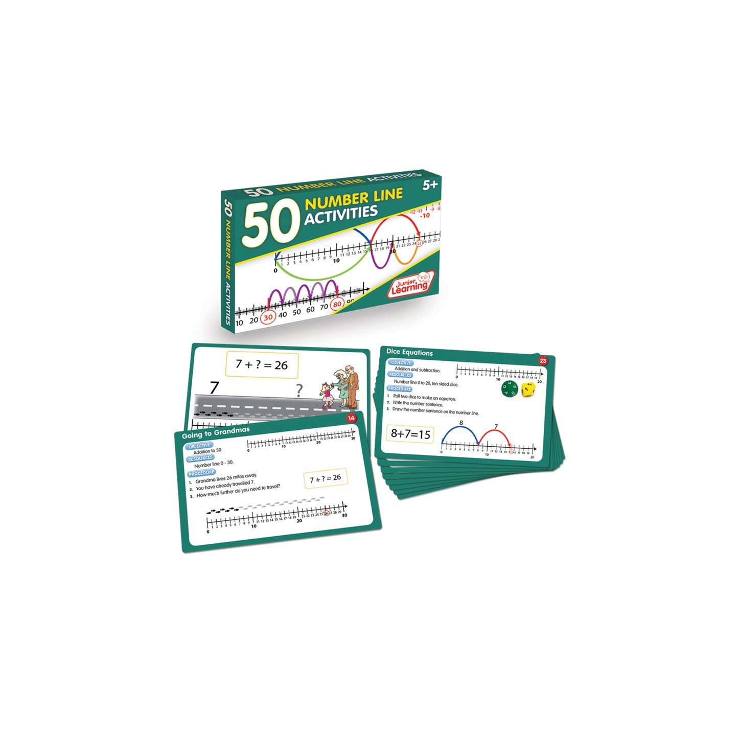 Junior Learning® 50 Number Line Activities