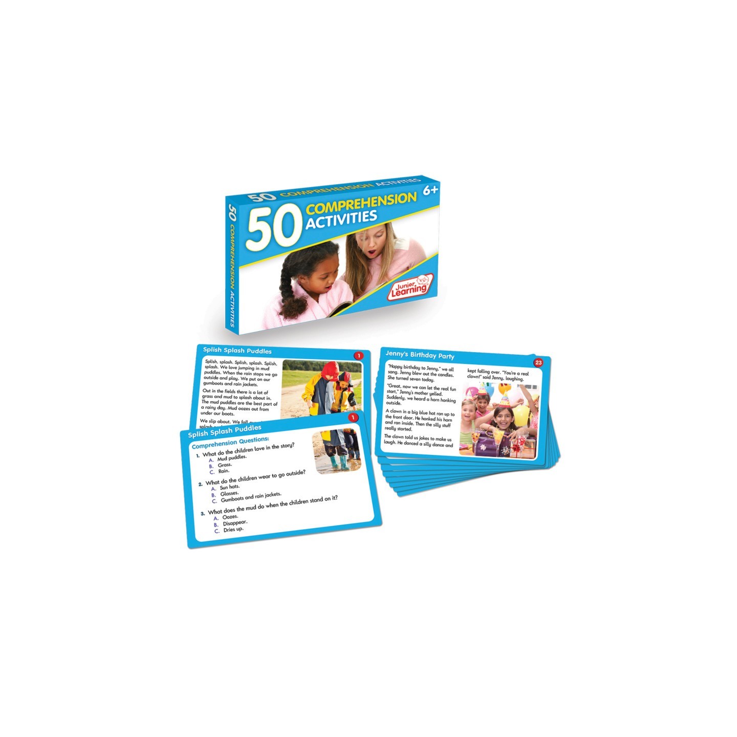 Junior Learning® Language Arts Activity Cards, Comprehension