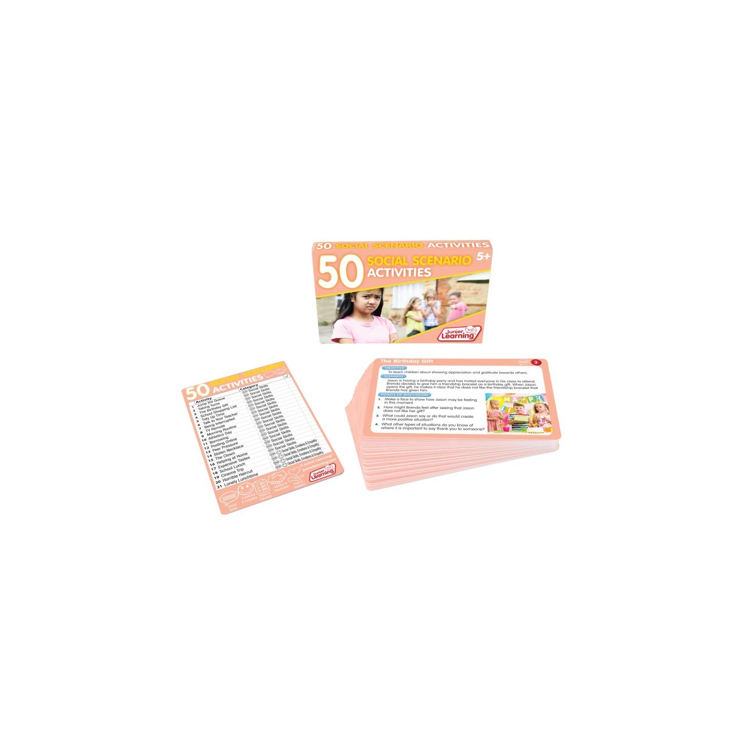 Junior Learning® 50 Social Scenario Activities