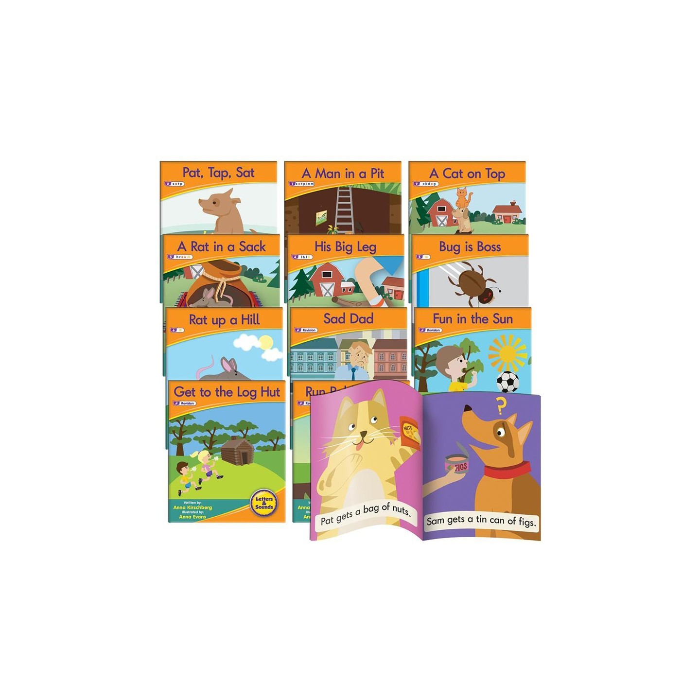 Junior Learning® Letters & Sounds Phase 2 Set 1 Fiction