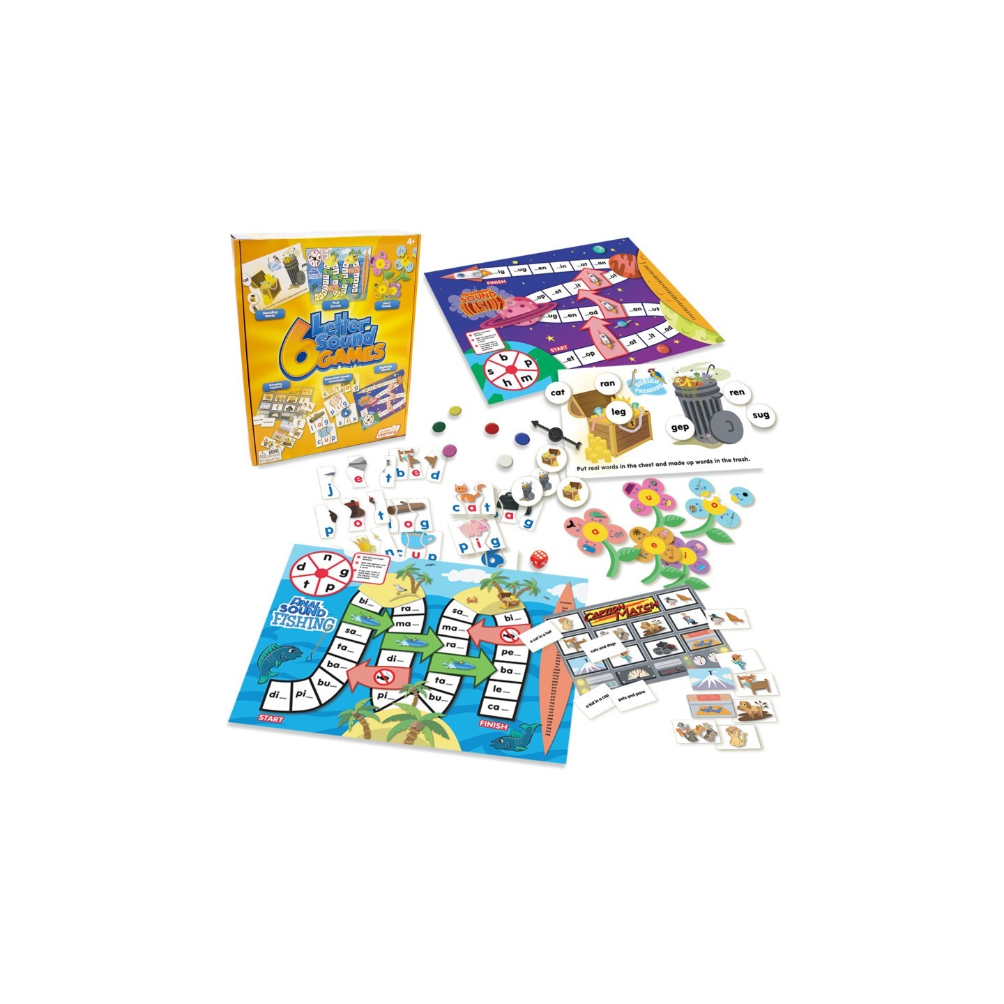 Junior Learning® 6 Letter Sound Games