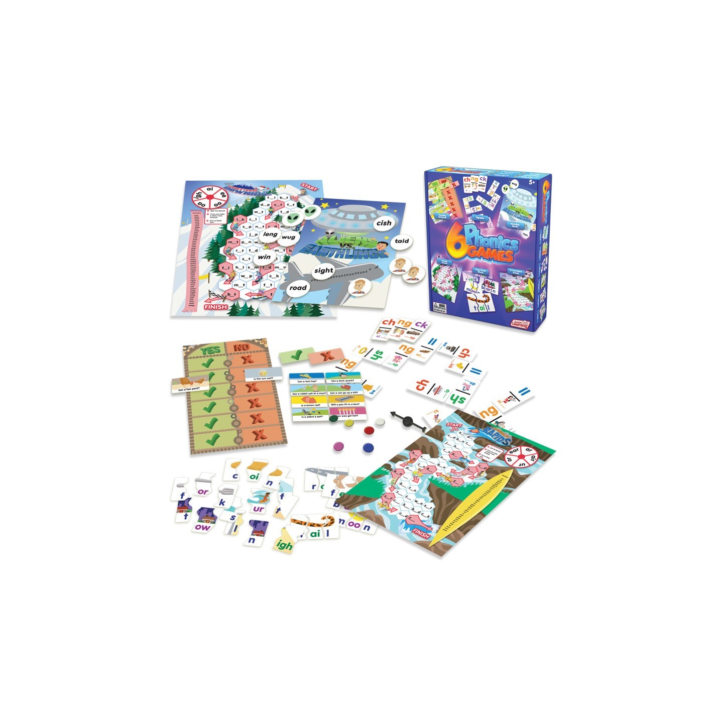 Junior Learning® 6 Phonics Games