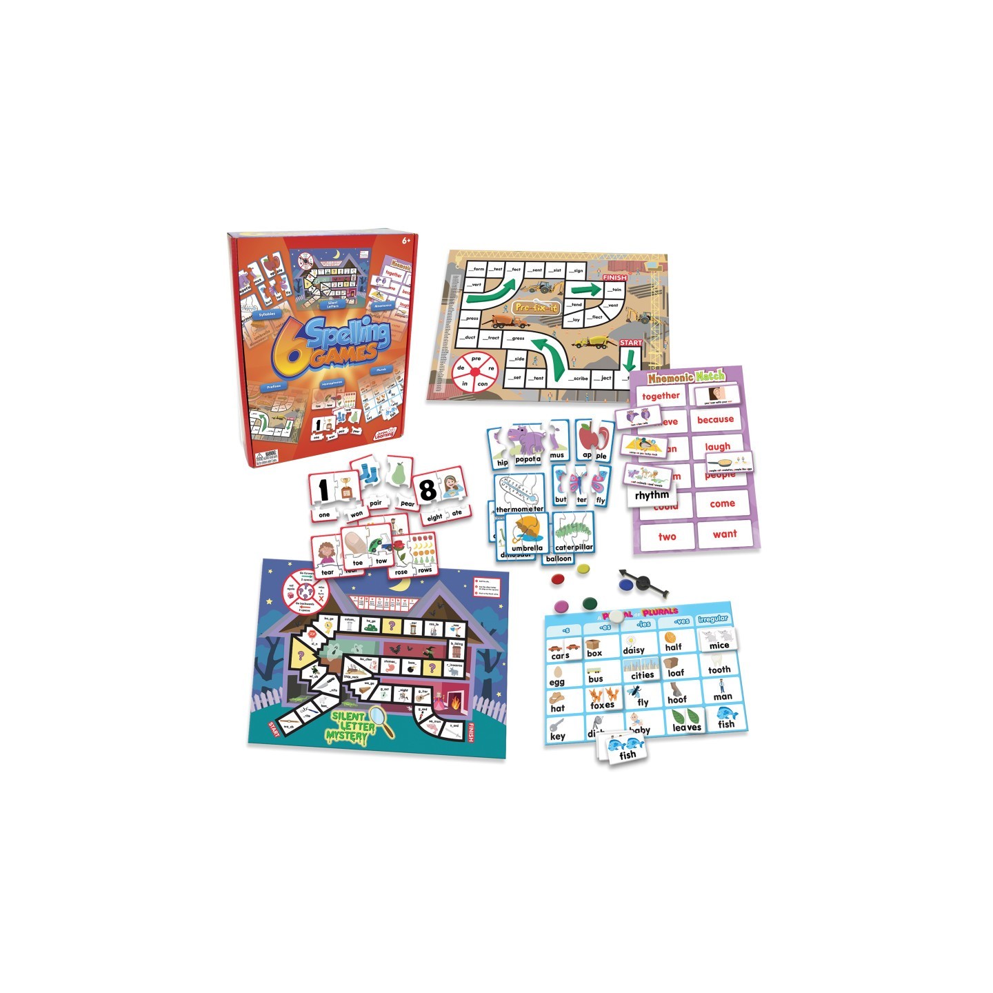 Junior Learning® 6 Spelling Games
