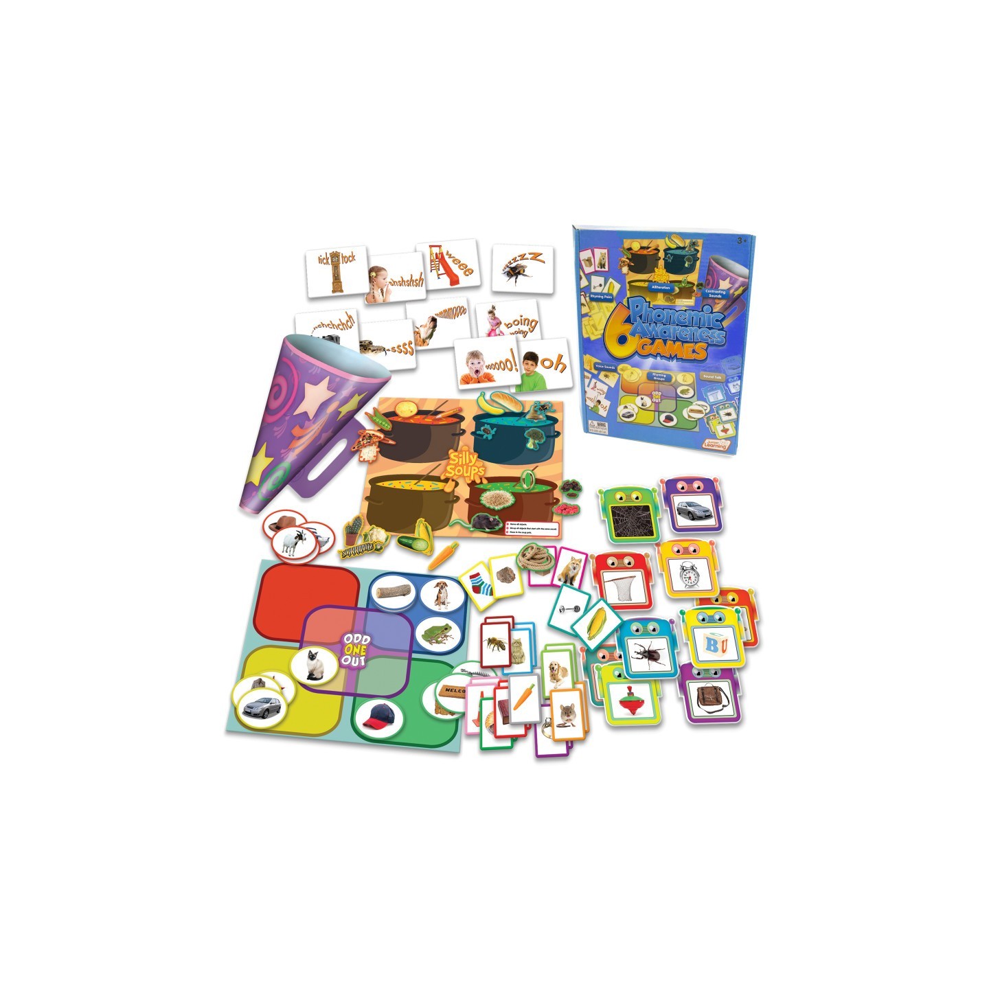 Junior Learning® 6 Phonemic Awareness Games