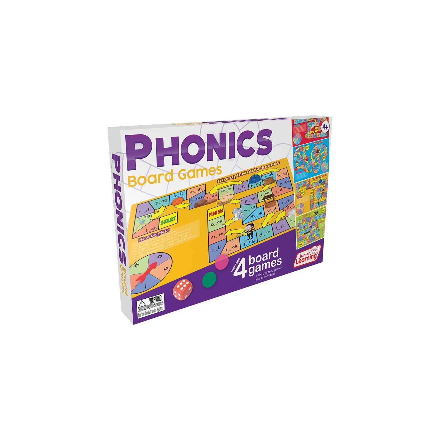 Junior Learning® Phonics Board Games