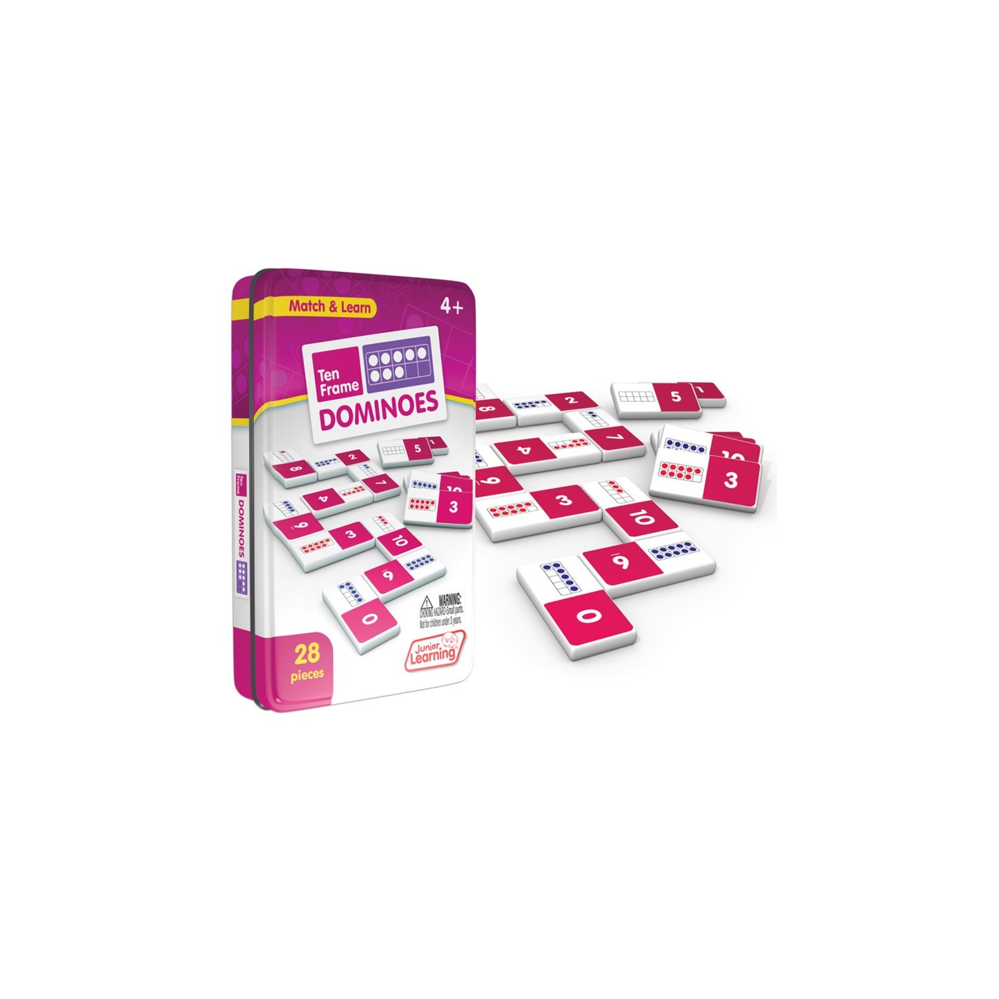 Junior Learning® Ten Frames Dominoes