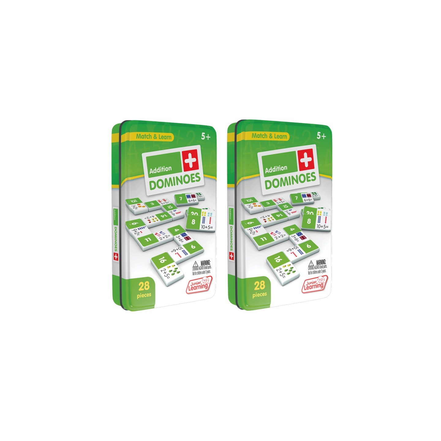 Junior Learning® Addition Dominoes, 2 Sets