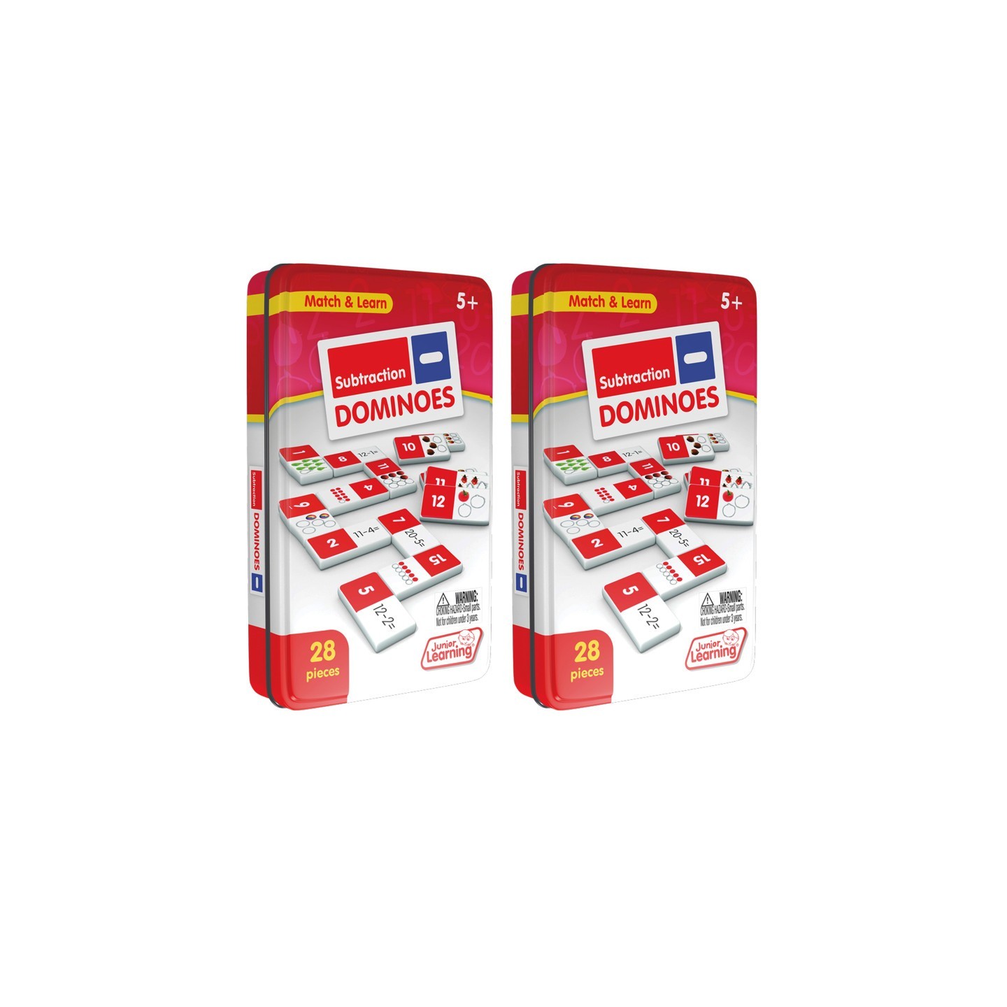 Junior Learning® Subtraction Dominoes, 2 Sets
