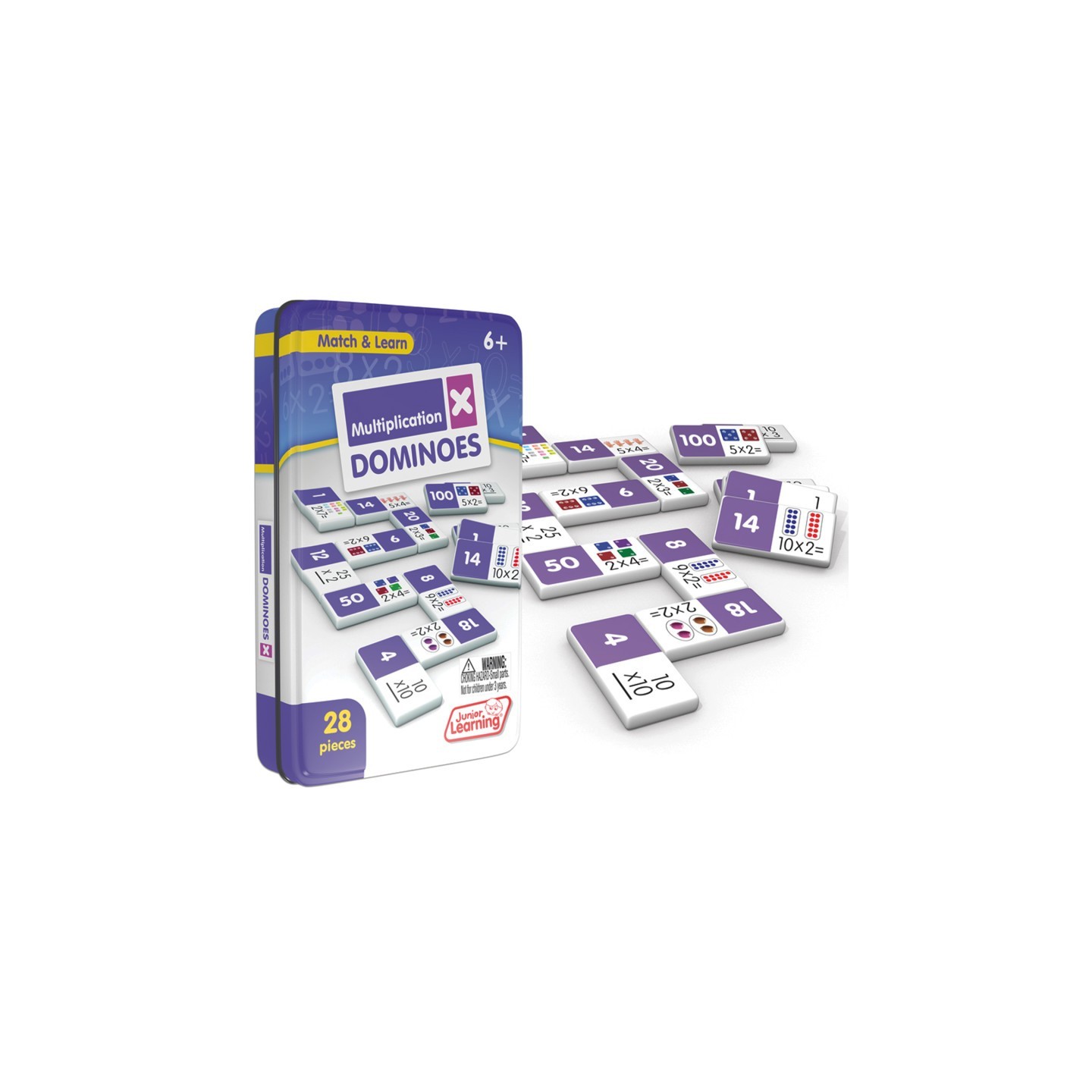 Junior Learning® Multiplication Dominoes