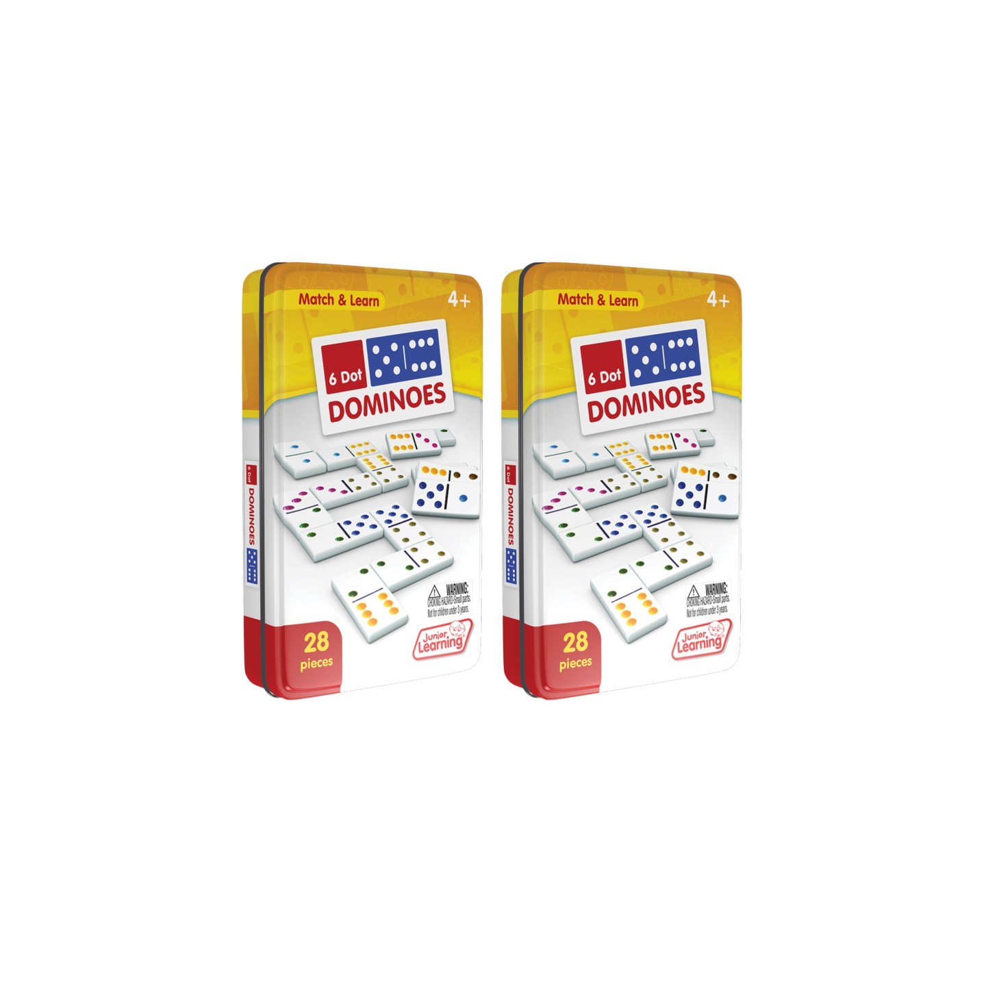 Junior Learning® Dot Dominoes, 2 Sets
