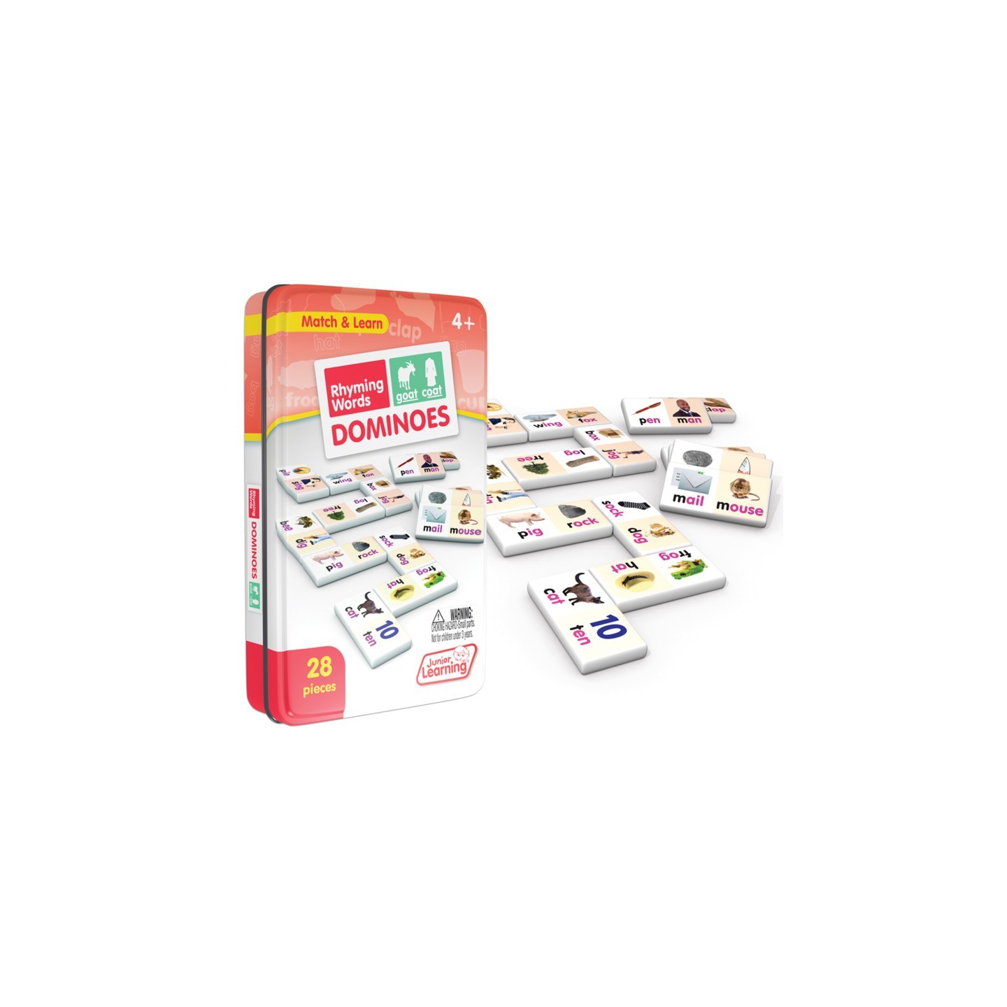 Junior Learning® Rhyming Words Dominoes