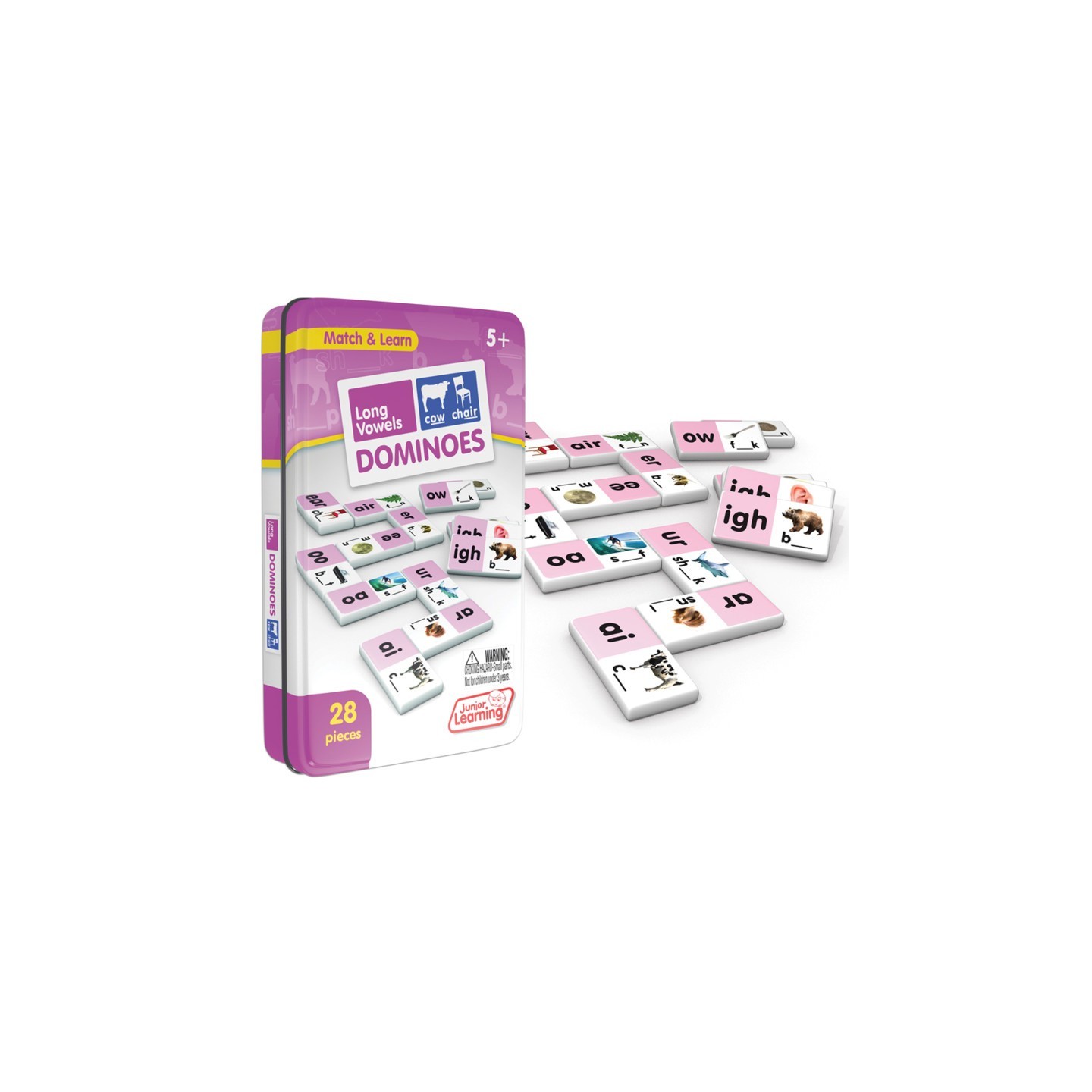 Junior Learning® Long Vowels Dominoes