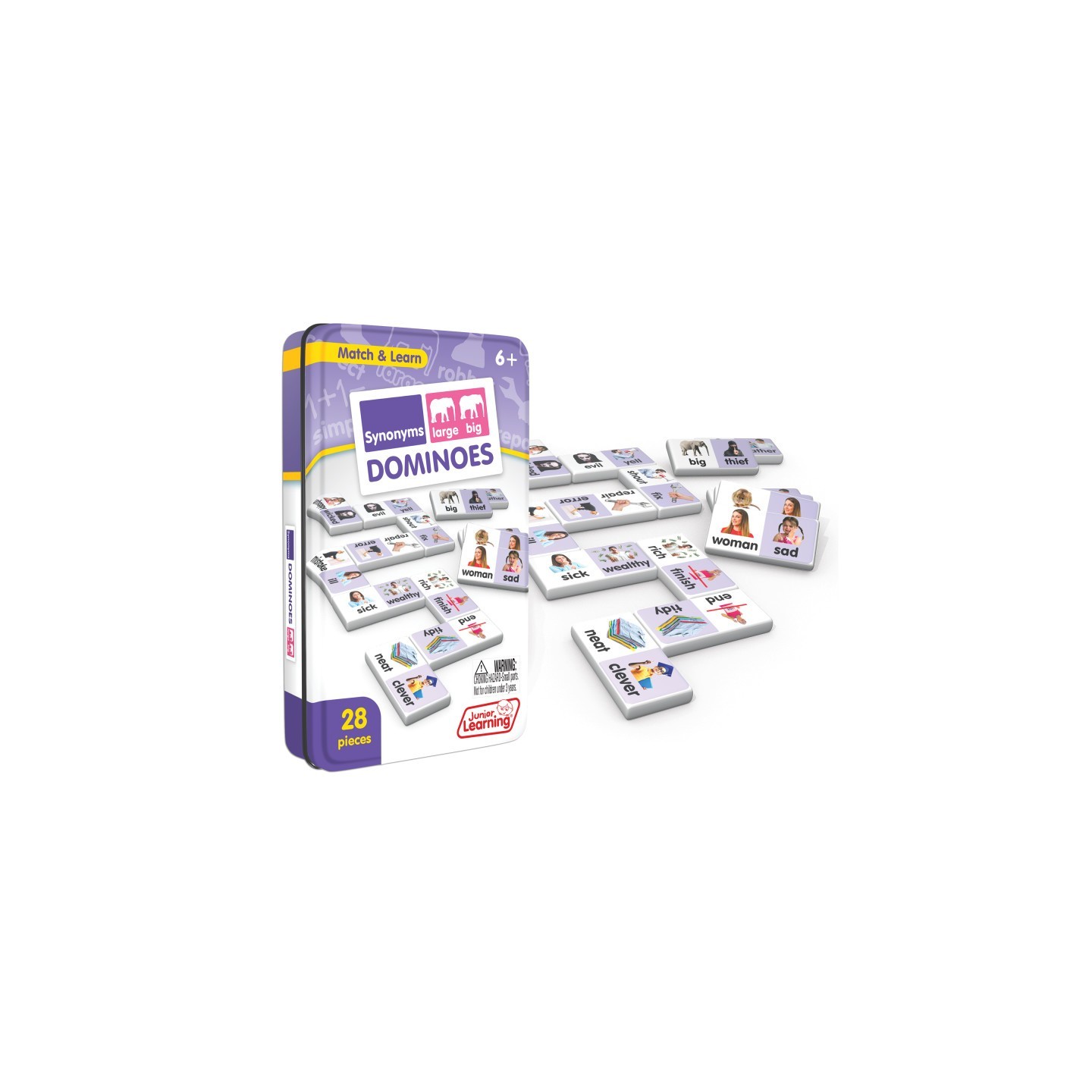 Junior Learning® Synonyms Match & Learn Dominoes