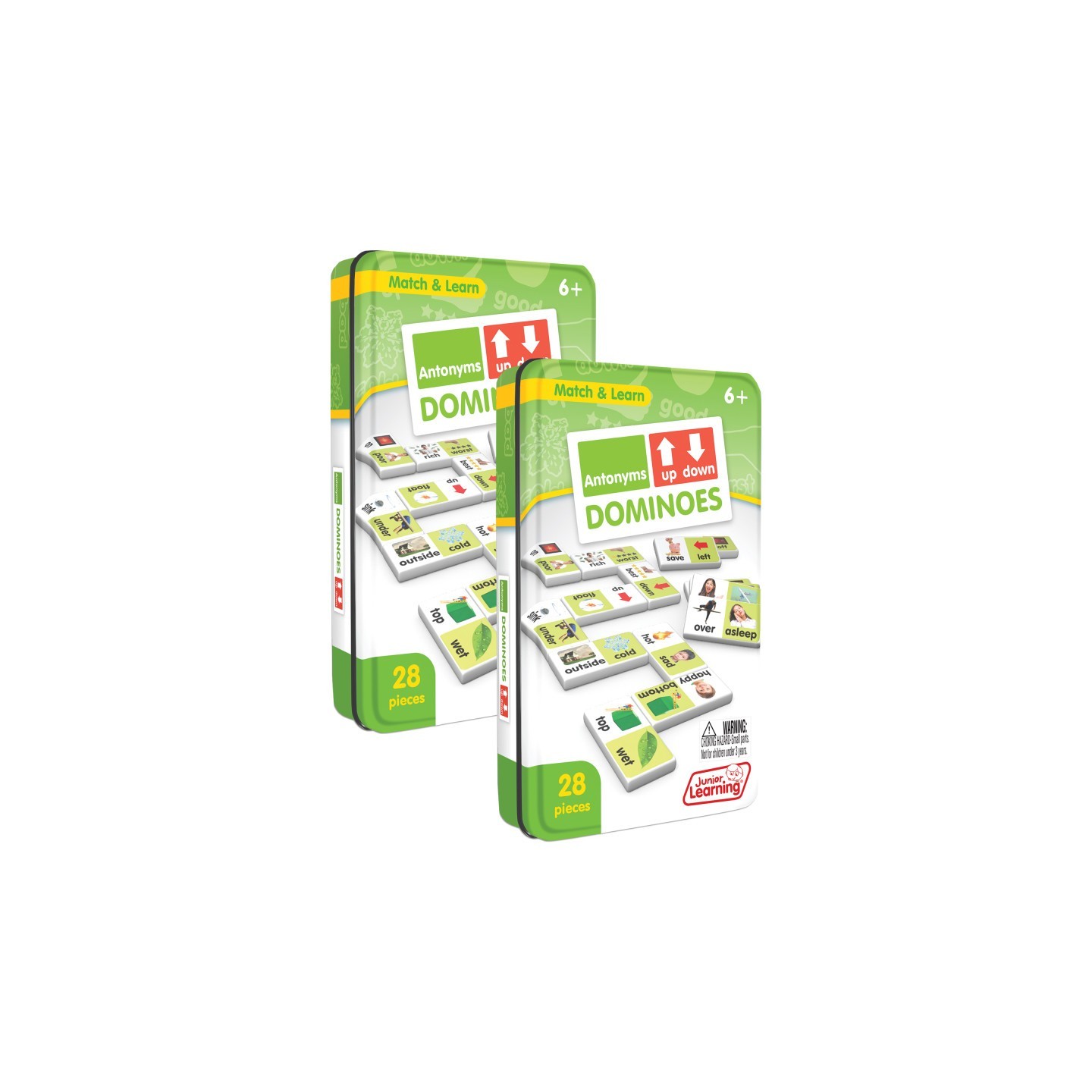 Junior Learning® Antonyms Match & Learn Dominoes, Pack of 2