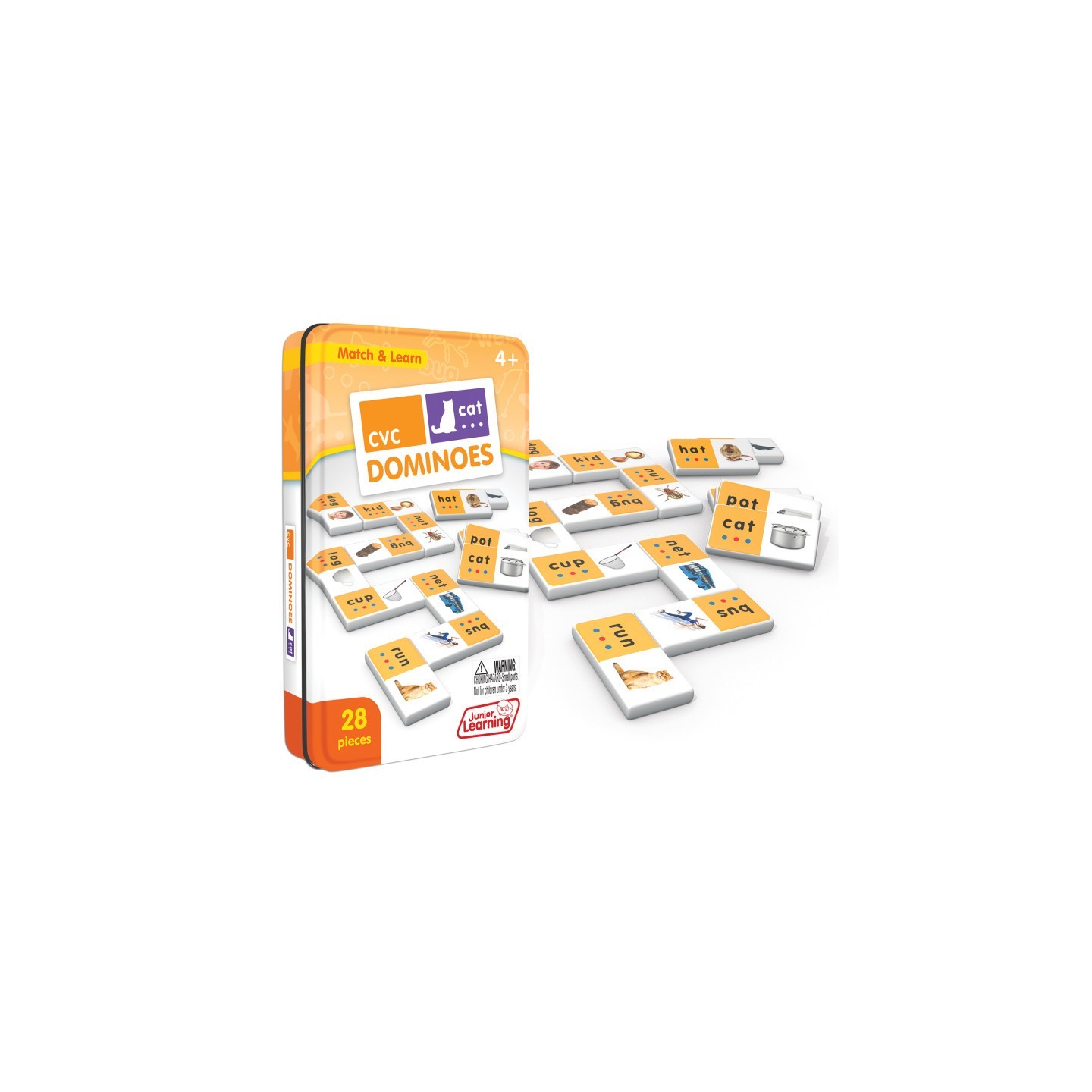 Junior Learning® CVC Match & Learn Dominoes
