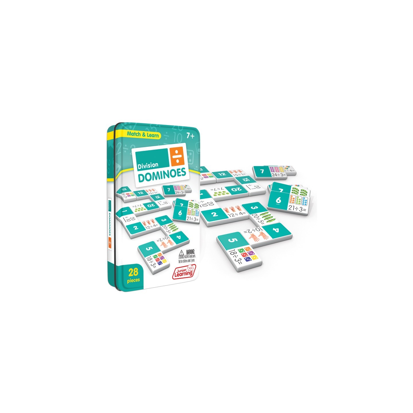 Junior Learning® Division Match & Learn Dominoes