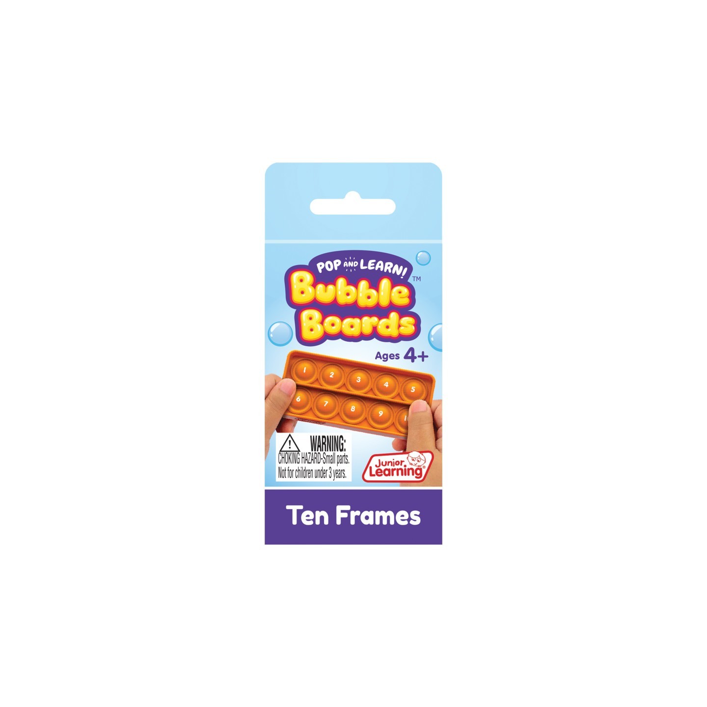 Junior Learning® Ten Frames Pop and Learn™ Bubble Boards