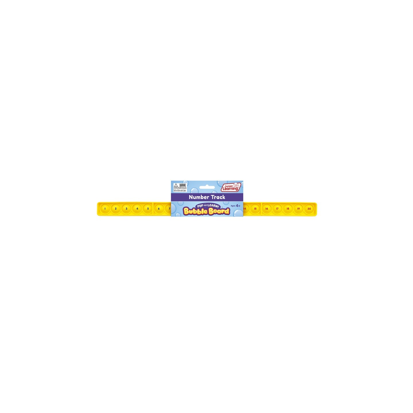 Junior Learning® Number Track Pop and Learn™ Bubble Board