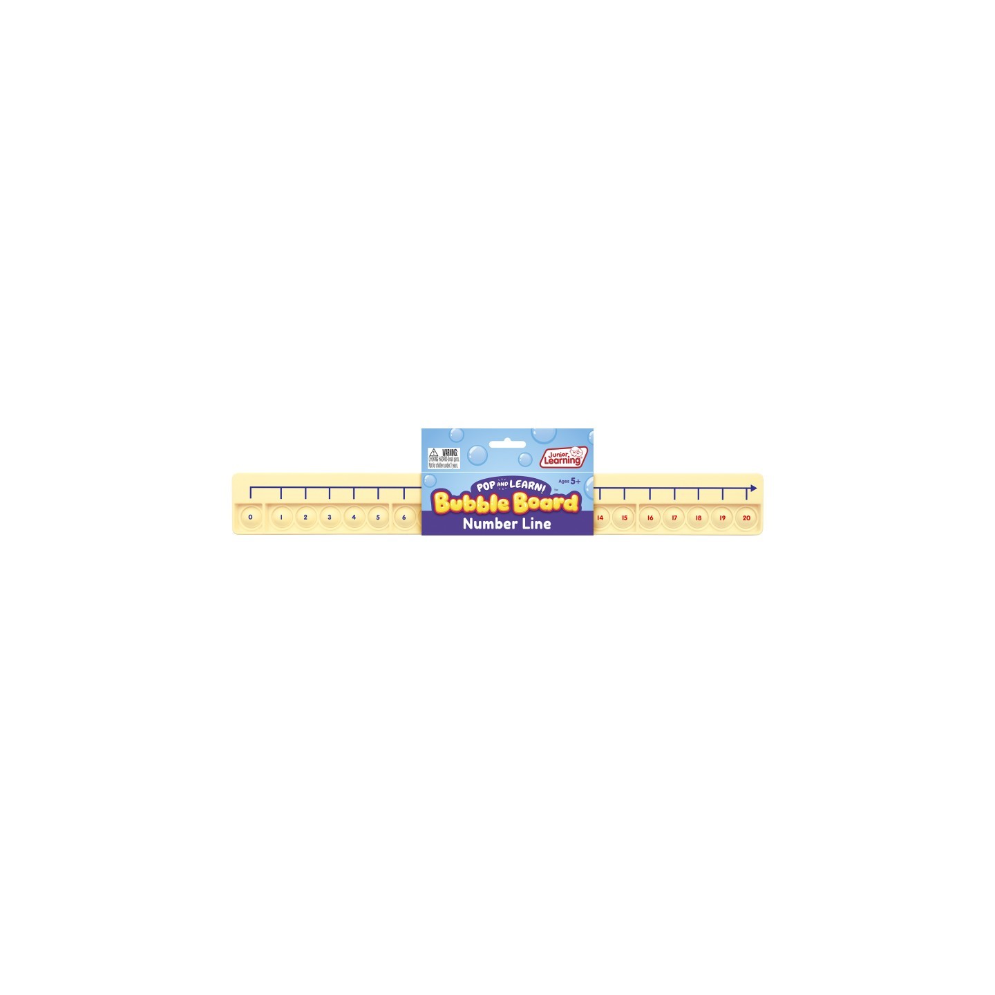 Junior Learning® Number Line Pop and Learn™ Bubble Board