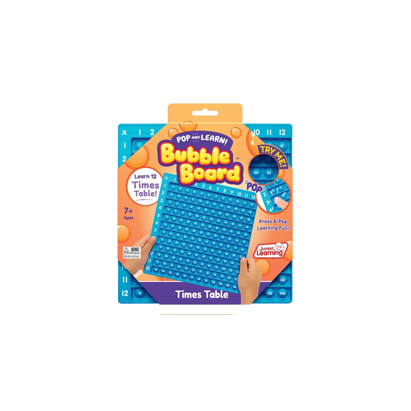 Junior Learning® Times Table Pop and Learn™ Bubble Board