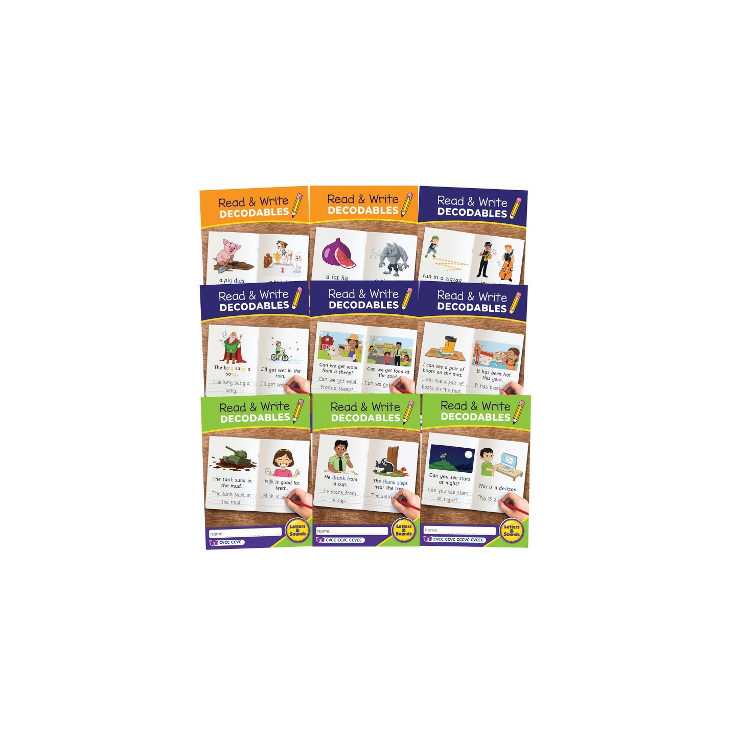 The Science of Reading Read & Write Decodables Set A