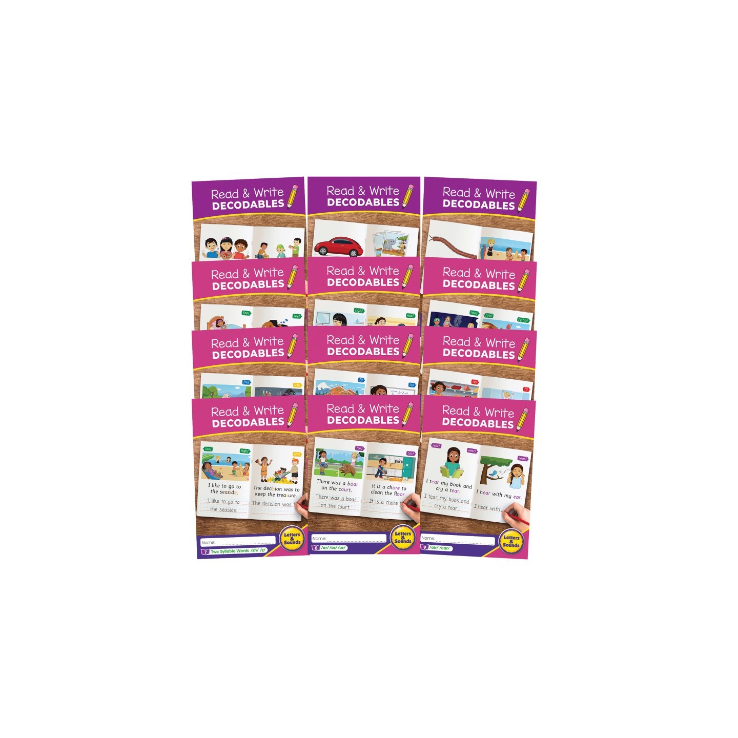 The Science of Reading Read & Write Decodables Set B