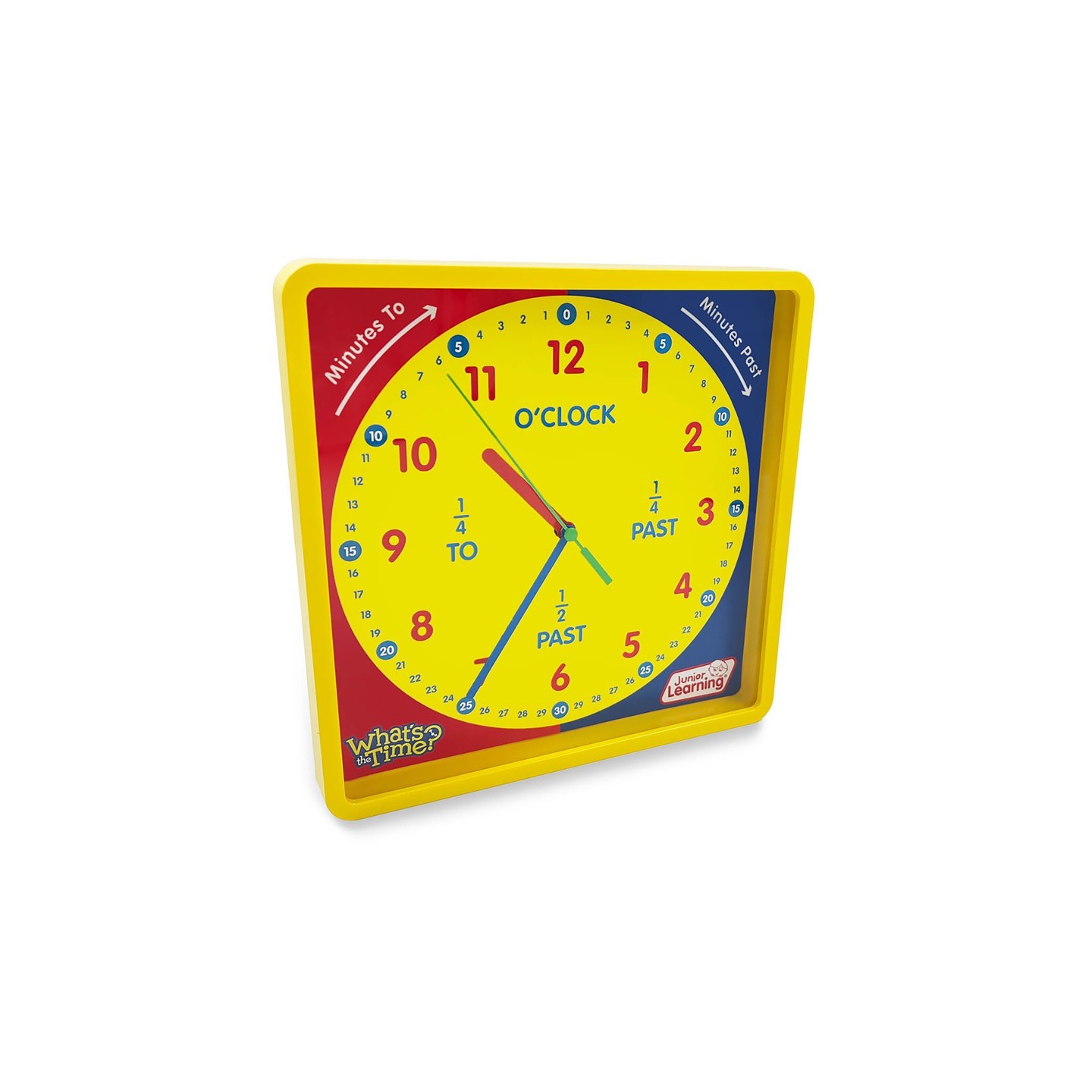 Junior Learning® What's the Time? Classroom Clock