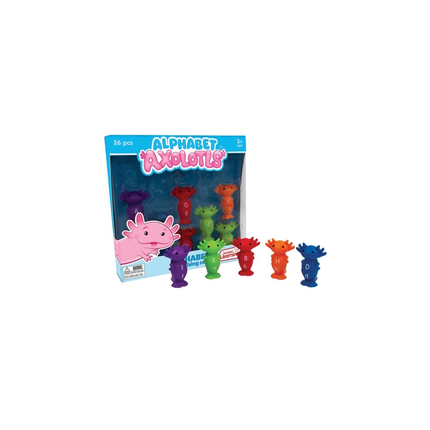 Junior Learning® Alphabet Axolotls Alphabet Matching Set